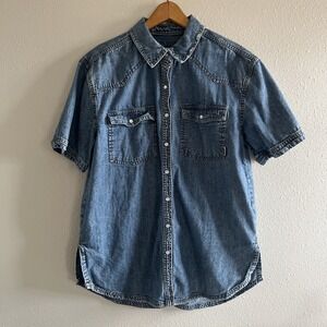 We The Free The Short Of It Denim Shirt